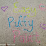Easy Homemade Puffy Paint