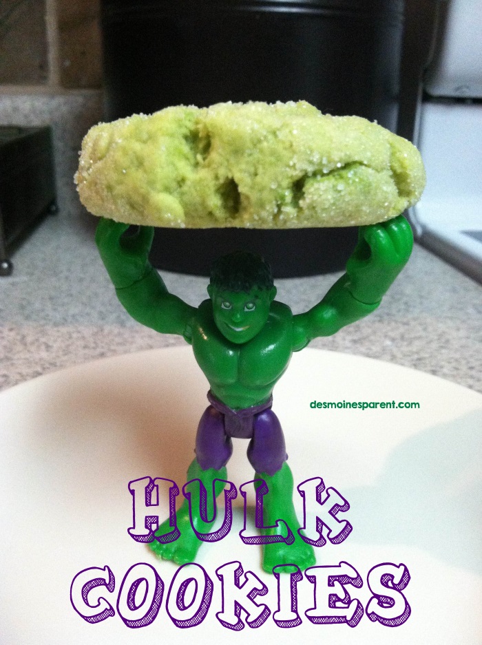 Hulk Cookies – Don’t Tell the Kids About the Spinach
