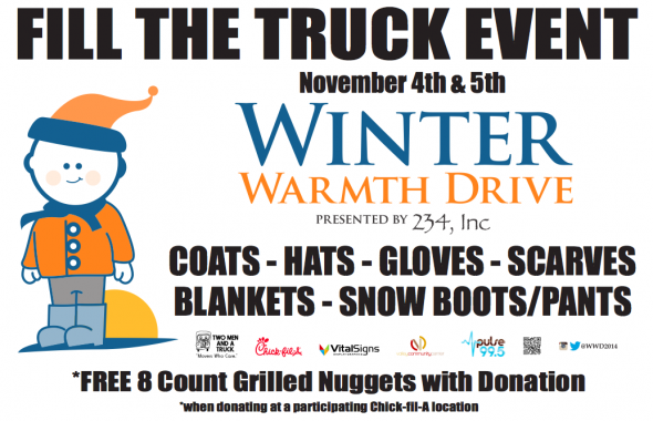 Winter Warmth Drive – Fill The Truck Event