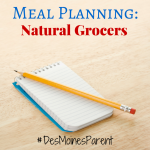 Meal Planning: Natural Grocers
