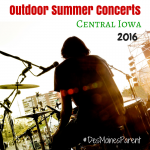 Outdoor Summer Concerts 2016: Central Iowa
