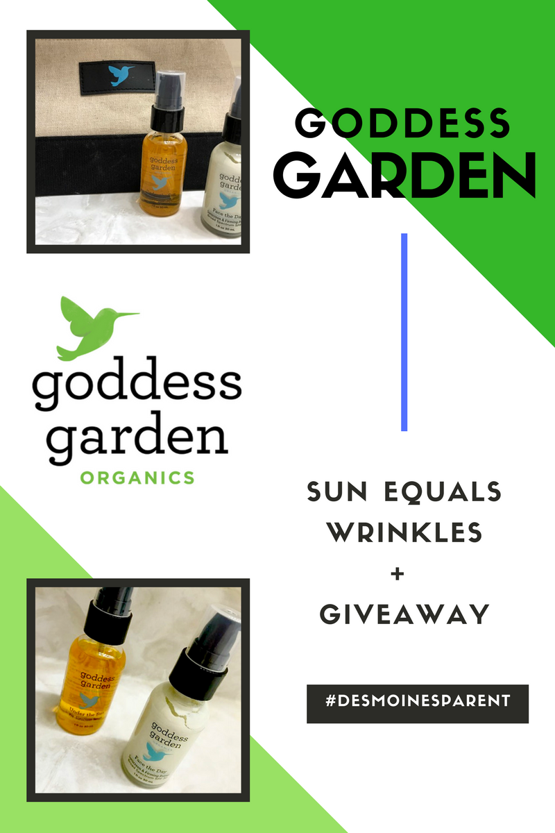 Goddess Garden: Sun Equals Wrinkles + Giveaway!