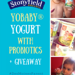 Stonyfield YoBaby® Yogurt WITH Probiotics + Giveaway!