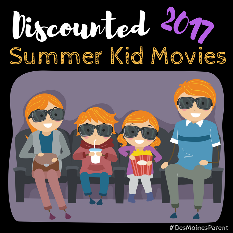 Discounted Summer Kid Movies 2017