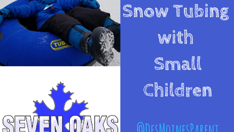 Snow Tubing with Small Children at Seven Oaks