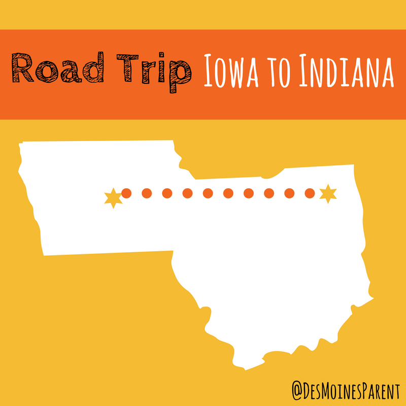 Road trip, Iowa, Illinois, Indiana