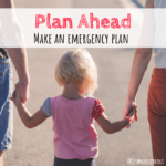 planning, emergency plan, family