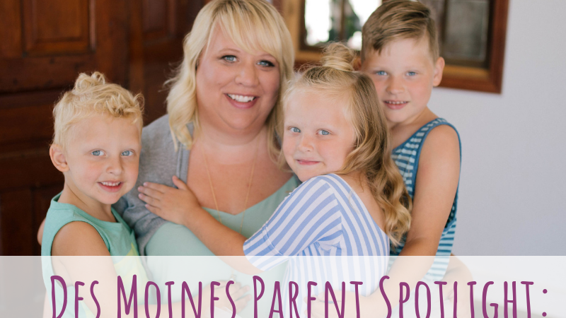 Emily Butterworth, Des Moines Parent Spotlight, Hello Charlie, Mac & Mia