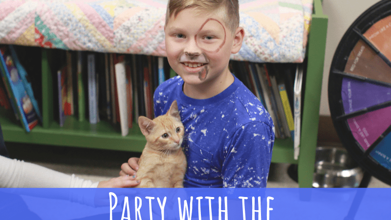 Des Moines, Iowa, Animal Rescue League of Iowa, Birthday party, party, animals
