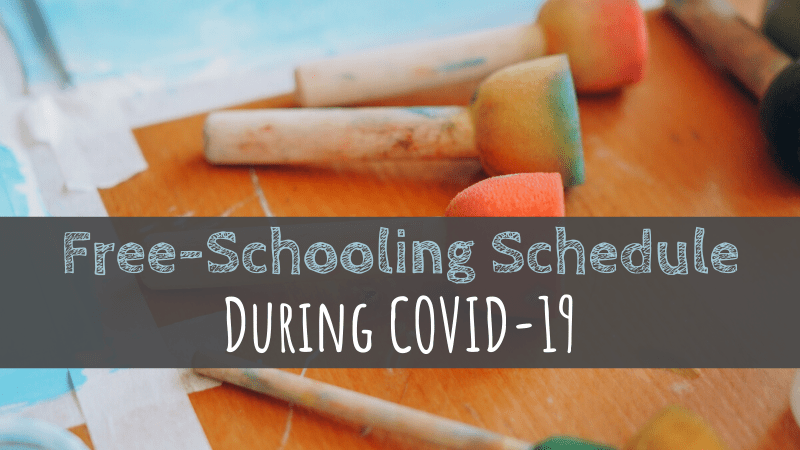 Free-Schooling Schedule During COVID-19