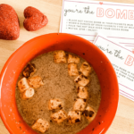 Nosh Cafe, hot cocoa bomb, share the love, hot cocoa bombing, Des Moines, Iowa, Valentine's Day, free printable, DIY, kids crafts