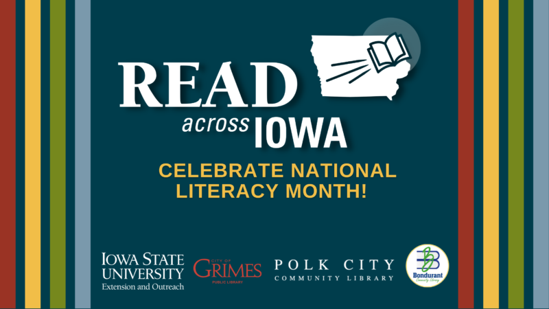 Read Across Iowa, ISU Extension and Outreach, Polk County, reading, Iowa, education