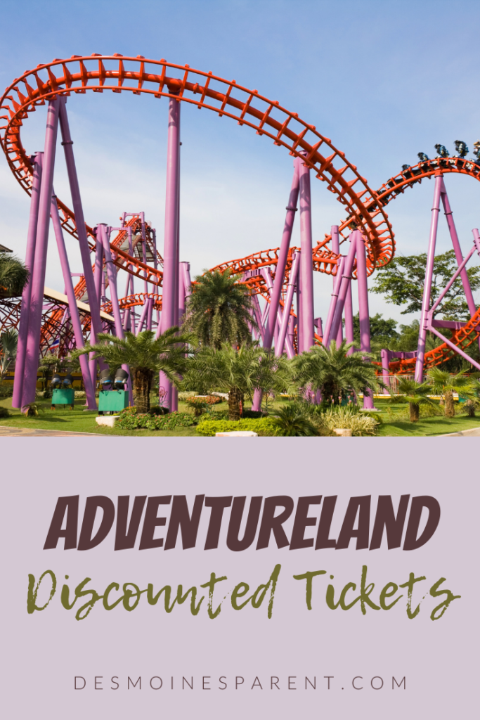 Discounted Adventureland Tickets, Adventureland, Adventureland Tickets, Des Moines, Iowa