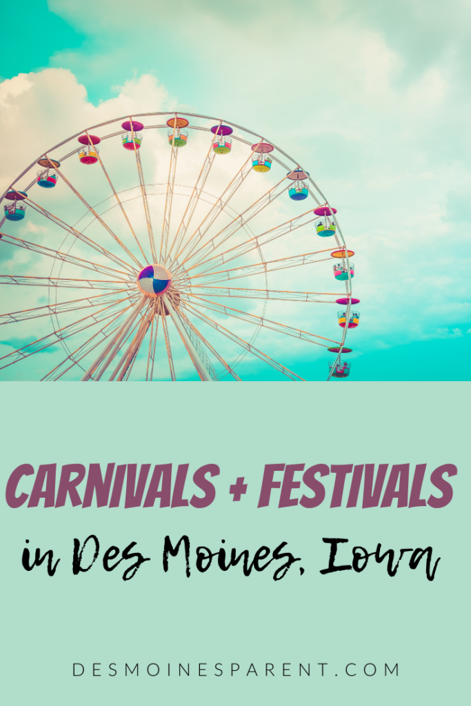 Des Moines, carnival, festivals, summer, iowa