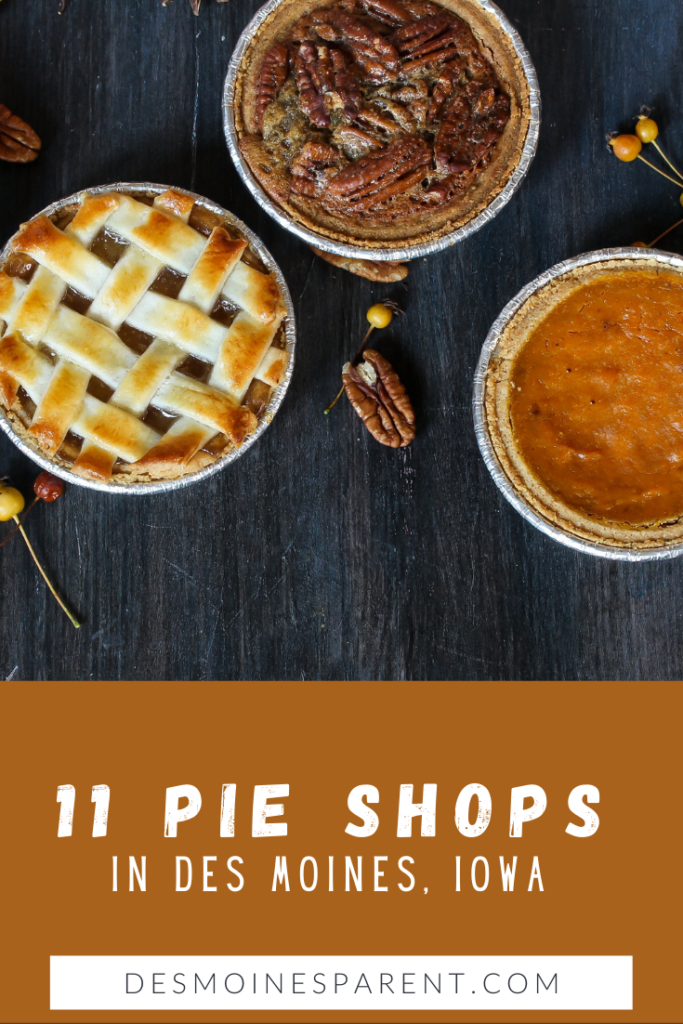 Des Moines, Des Moines Pie, Pies, local bakery, Iowa, Apple pie, homemade pies, fresh baked pies, fruit pies