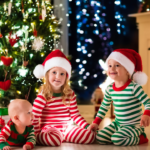 Holiday pajamas, Christmas pajamas, Christmas pjs, whole family pajama set, Christmas, Hanukkah, traditions, Santa