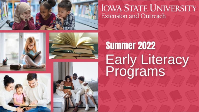 ISU Extension and Outreach, early literacy, reading, Des Moines, Iowa, free early literacy