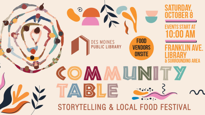 Grab the Family for the Community Table: Storytelling & Local Food Festival