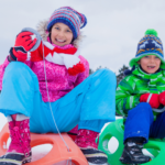 sledding safety, sledding fun, winter, Des Moines sledding, winter activities