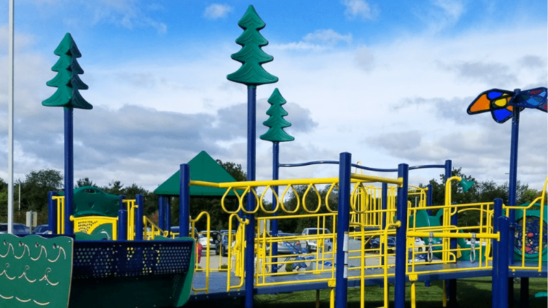 Valley Community Center Playground, West Des Moines, Iowa, Eric's Place, inclusive playground