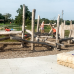 Reichardt Family Natural Play Area, Water Works Park, Des Moines, Iowa, Natural playscape
