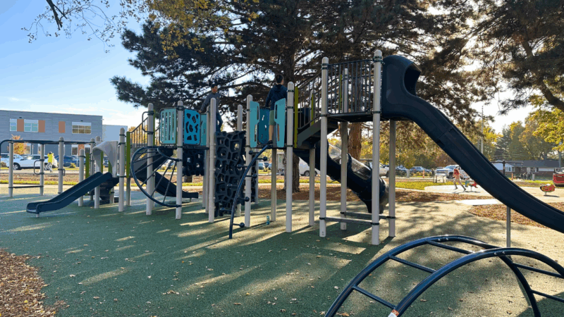 Lions Park, Urbandale, Iowa Splash pad, water fun