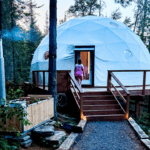 Family Glamping at Voyageurs Outpost Near Voyageurs National Park